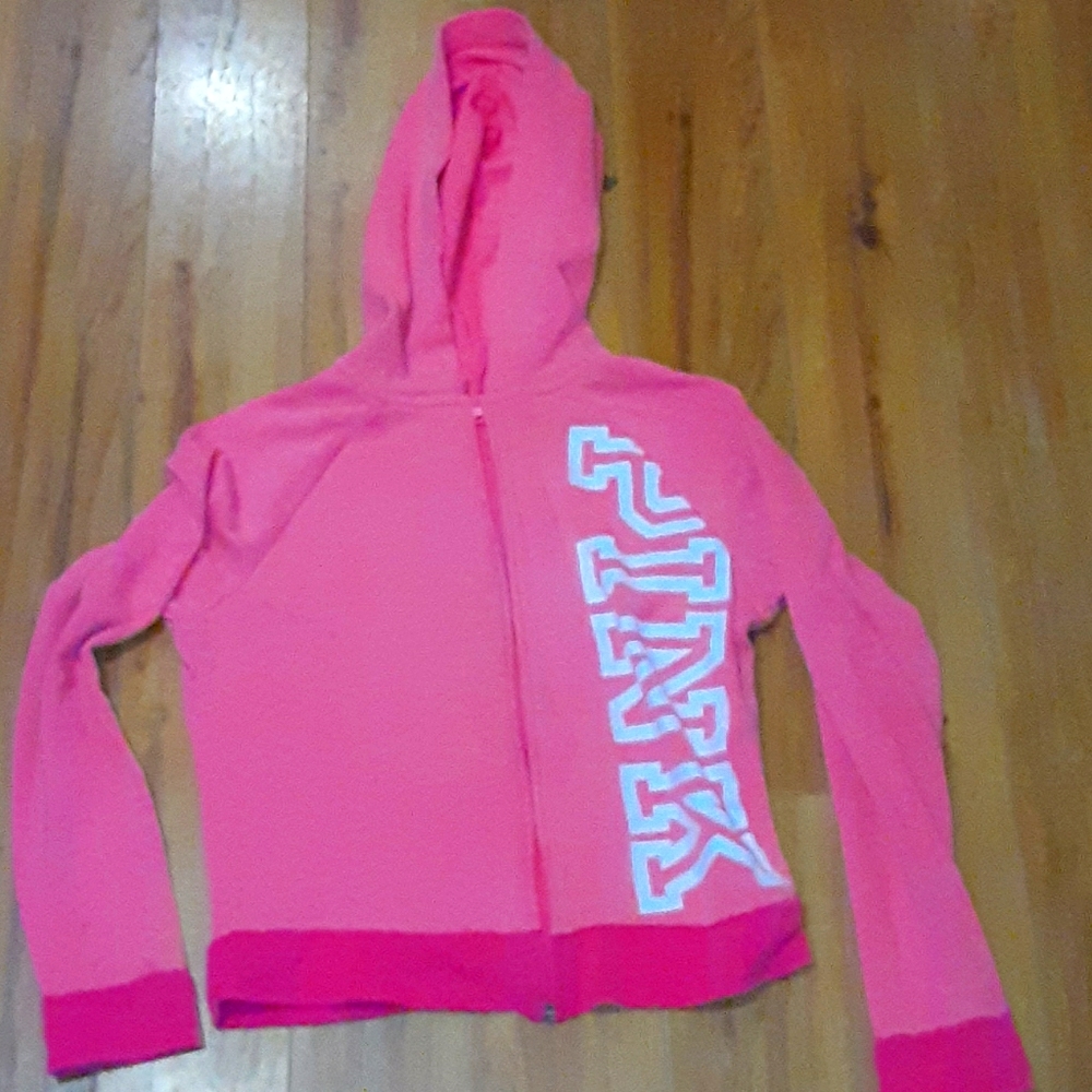 Pink hoodie